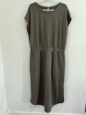 lou & grey sandwashed tank midi pocket dress | Dresses | Lou Grey Sandwashedblack Shirt Dresssize Small delayed-restock